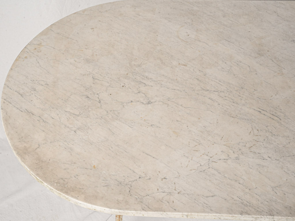 Warm-toned painted finish table  