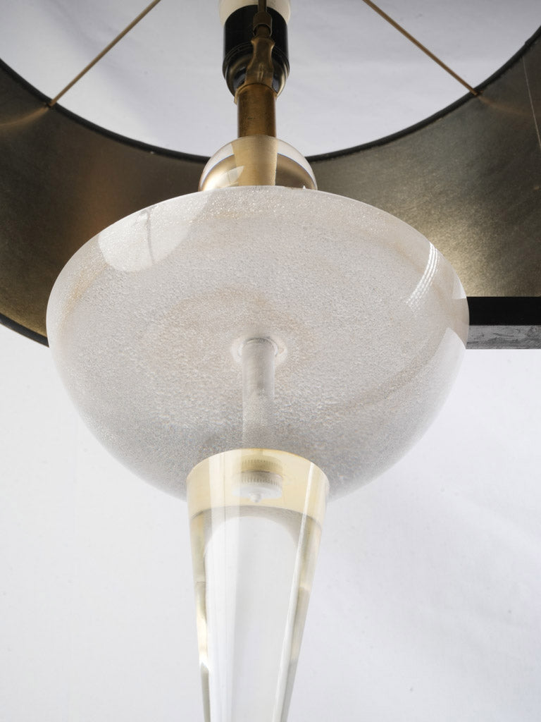 Theatrical angular table lamp