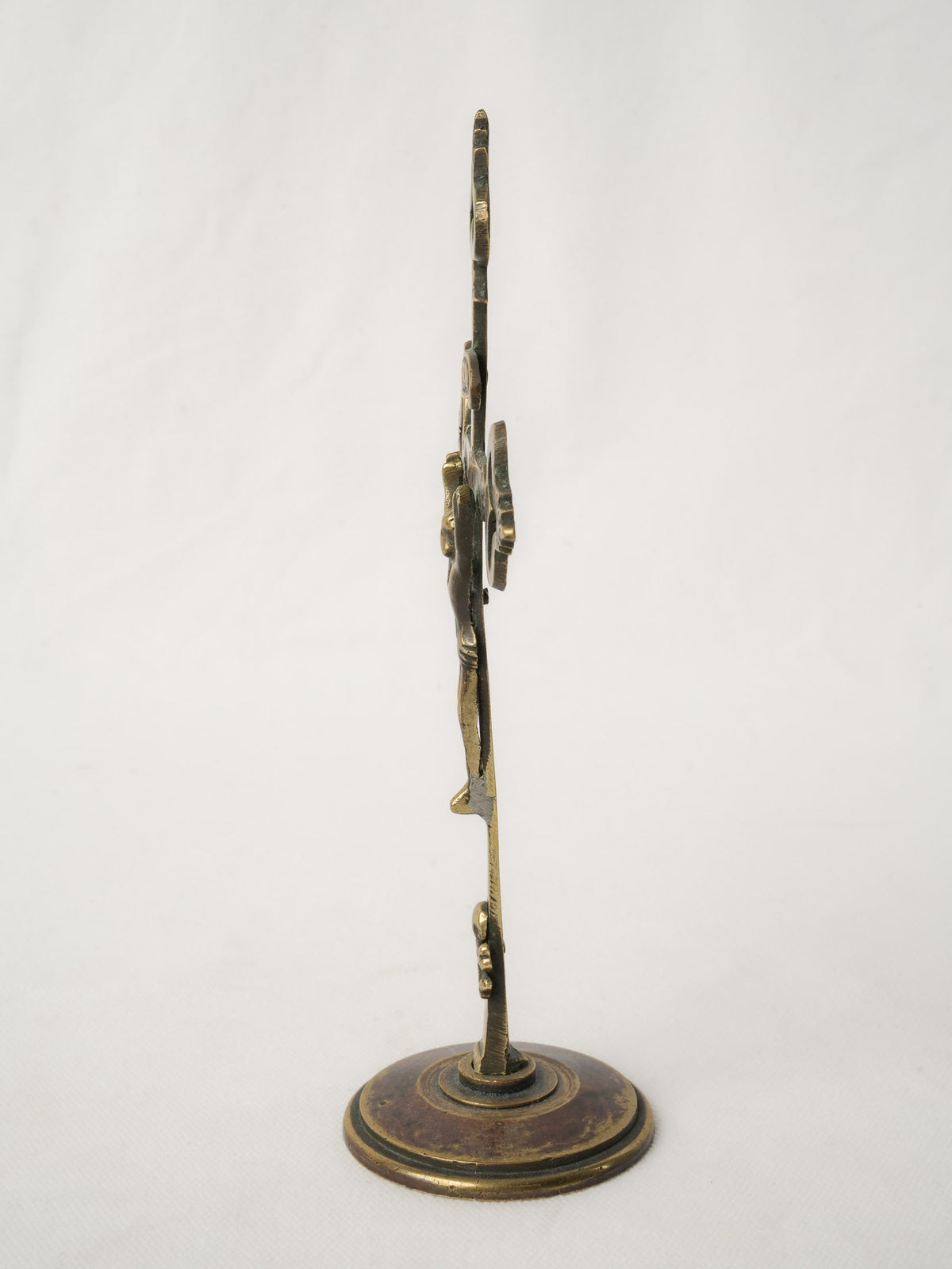 19th-Century French Bronze Standing Crucifix