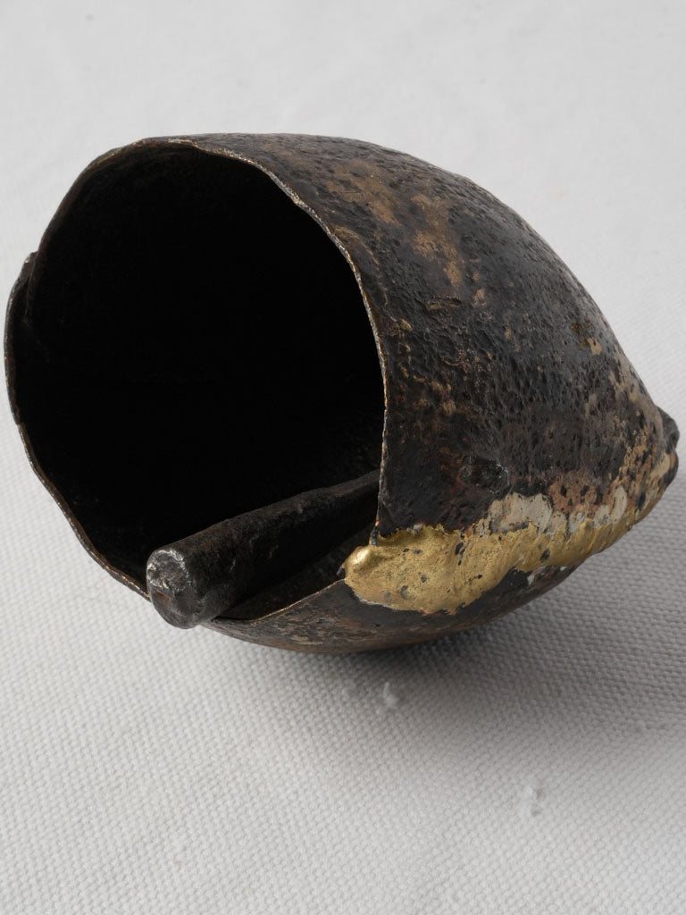 Weather-beaten collectible antique bell  