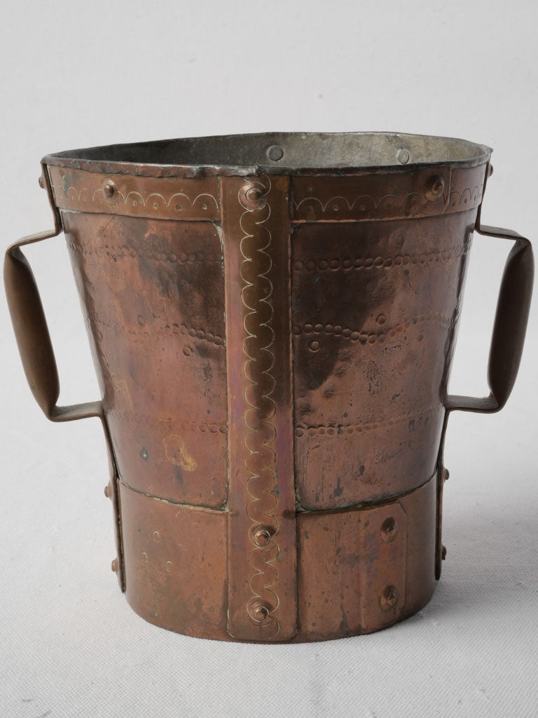 Rustic late 19th-century container  