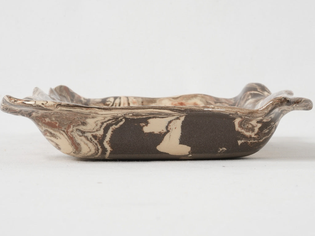 Timeless regional ceramic rectangular platter