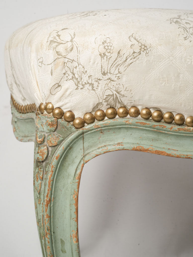 Subtle color Gustavian side chairs  