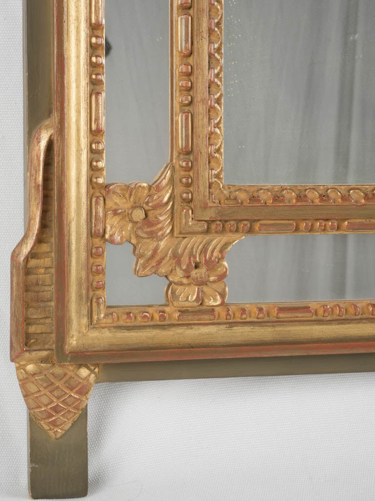 Vintage Louis XVI Scrolling Acanthus Mirror