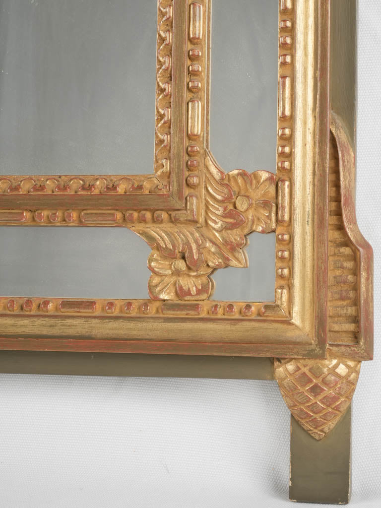 Opulent Parisian Style Giltwood Wall Mirror