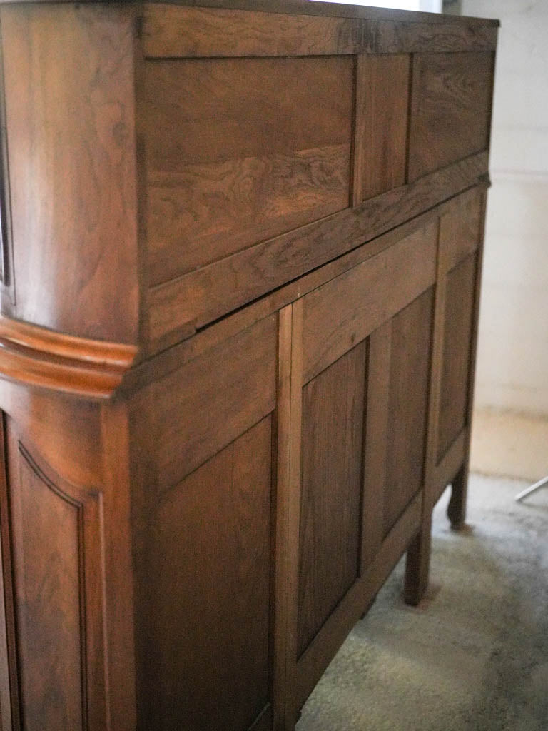 Historic handcrafted walnut piece 