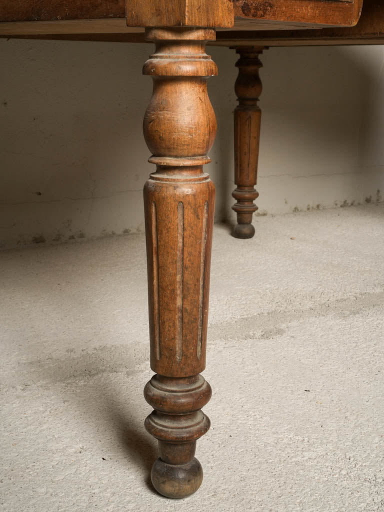 Late 19th-Century Walnut Writing Desk w/ Raised Drawers - 43¼"
