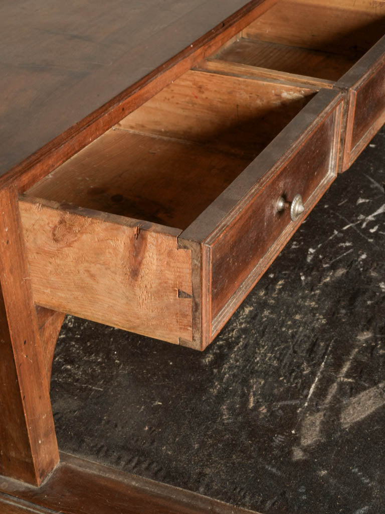 Late 19th-Century Walnut Writing Desk w/ Raised Drawers - 43¼"