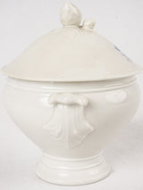 Miniature tureen w/ monogram 6¾"