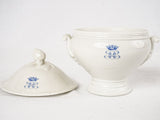 Miniature tureen w/ monogram 6¾"