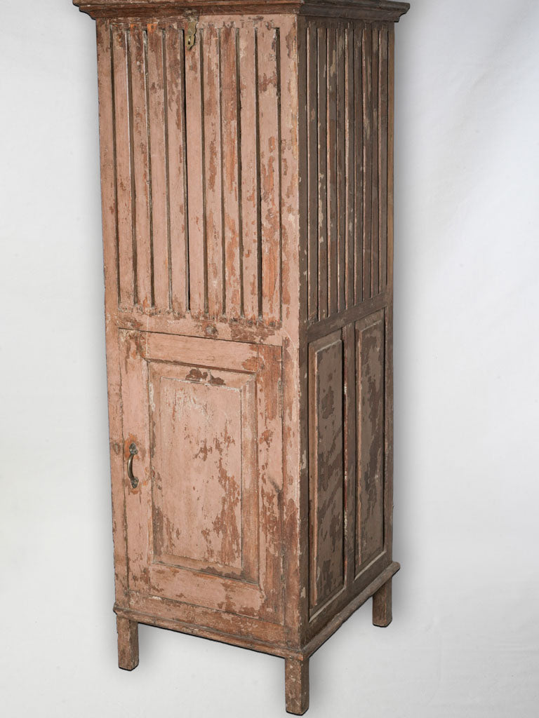 Rustic taupe-rose cabinet  