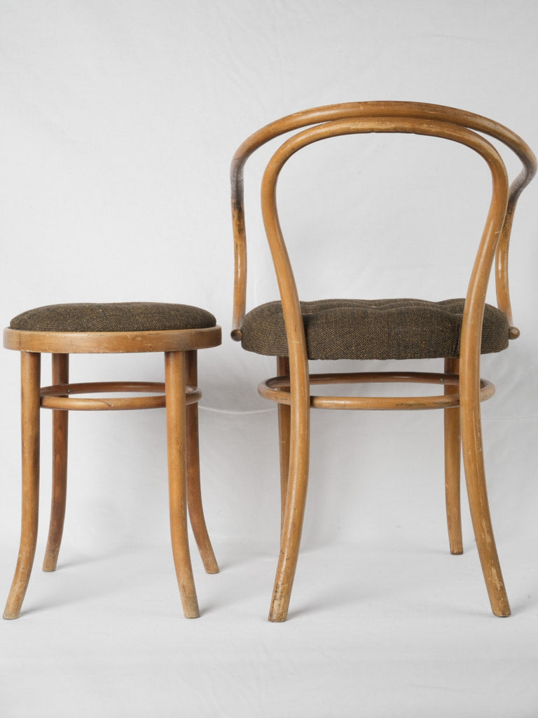 Timeless Thonet-inspired stool craftsmanship