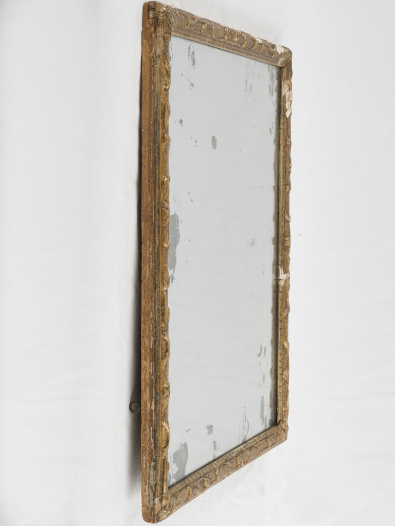 Vintage Louis XIV mercury glass mirror