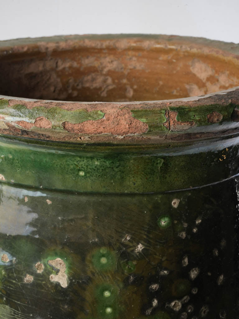 Substantial pedestal-footed pot  