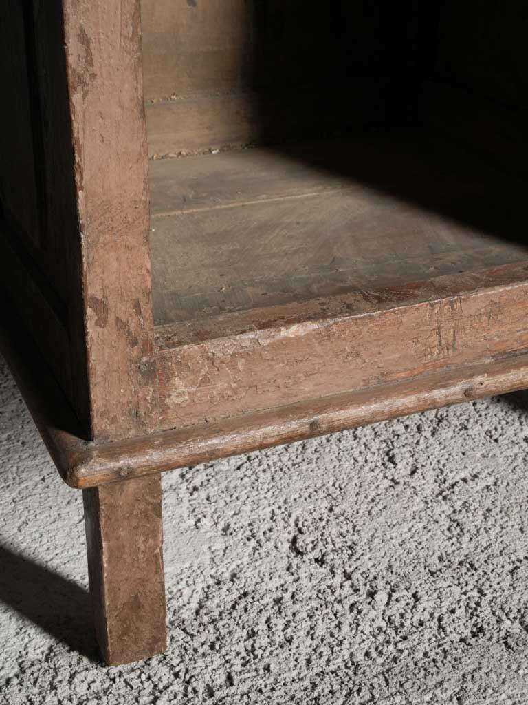 Weathered folk-art pantry  