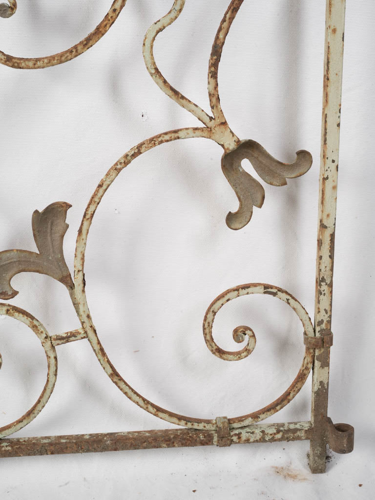Weathered vintage iron gate  