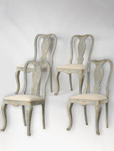 Elegant antique Swedish dining chairs