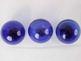 Classic heritage azure glass baubles