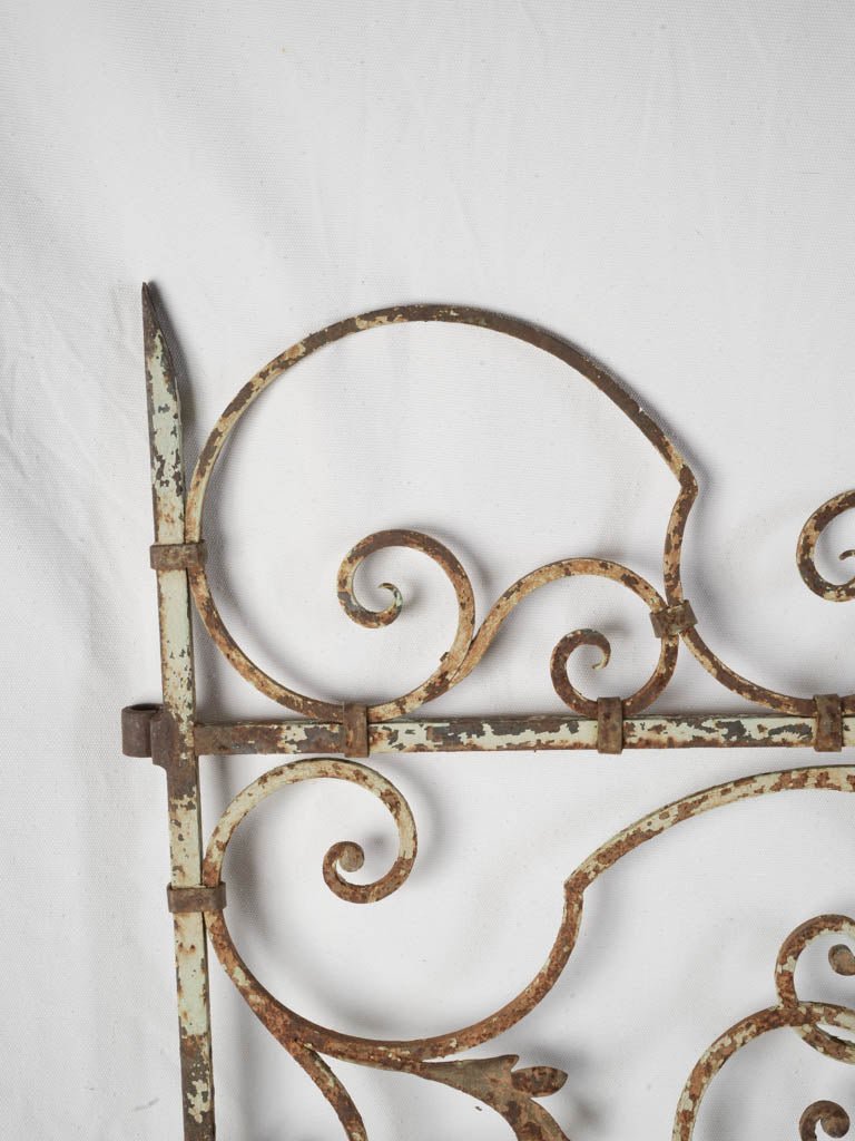 Ornate French ironwork gate  