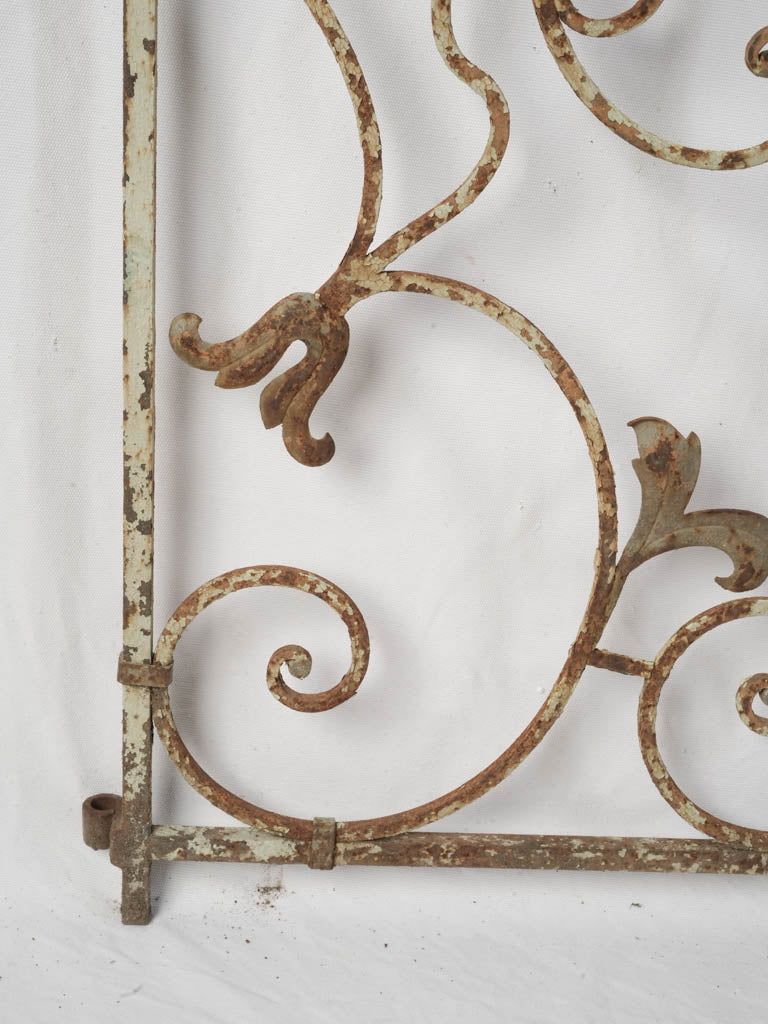 Weathered French patio gate  