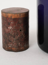 Nineteenth-century blue apothecary vessel