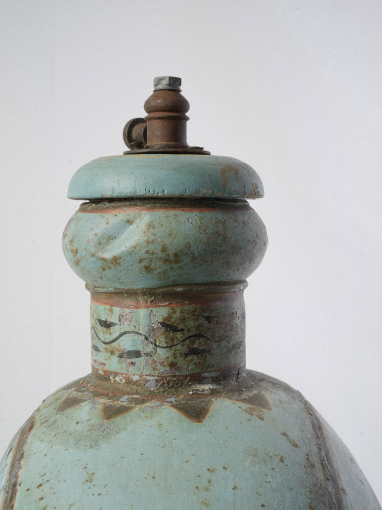 Charming detailed copper décor piece