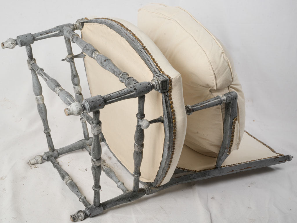 Understated coastal charm armchairs