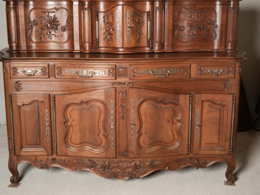 Handcrafted decorative wooden sideboard