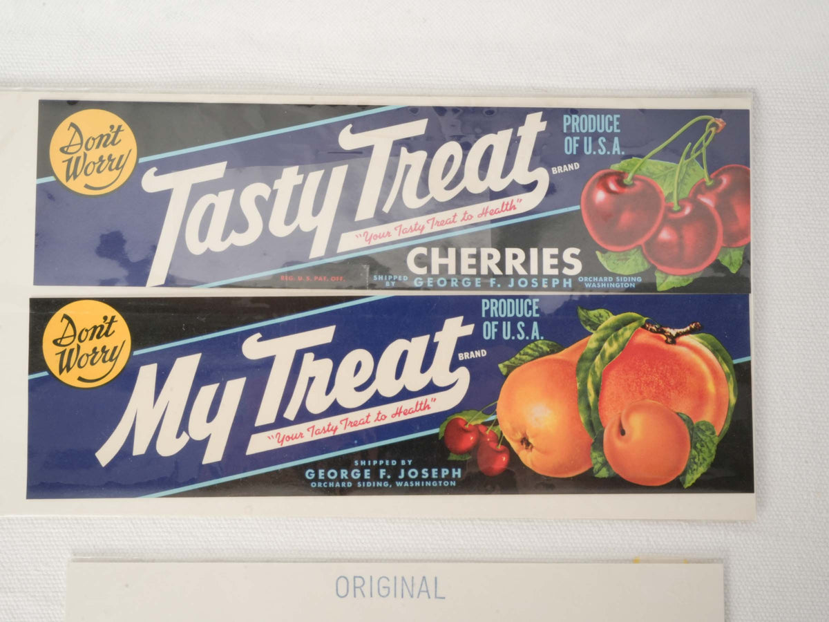 Bold typography vintage label collection  
