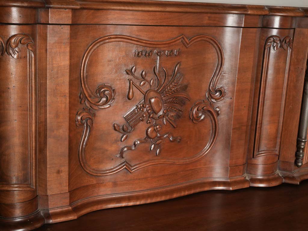 Authentic French walnut buffet