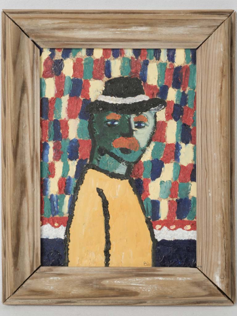 Vintage Oil Portrait Man 