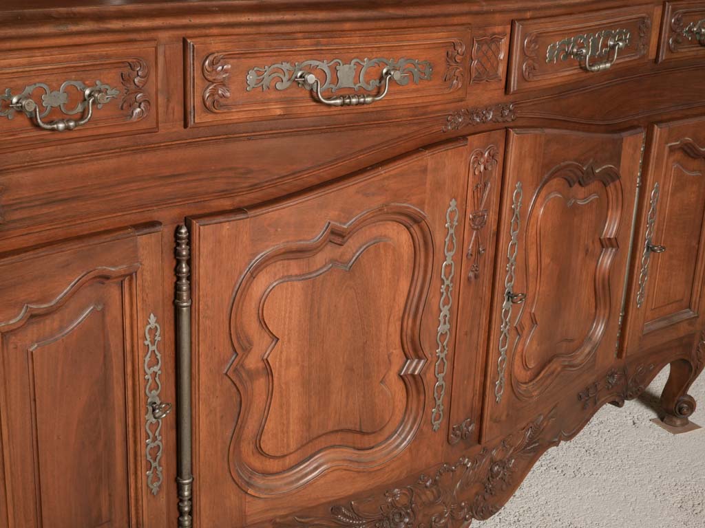 Sophisticated carved wood cabinet