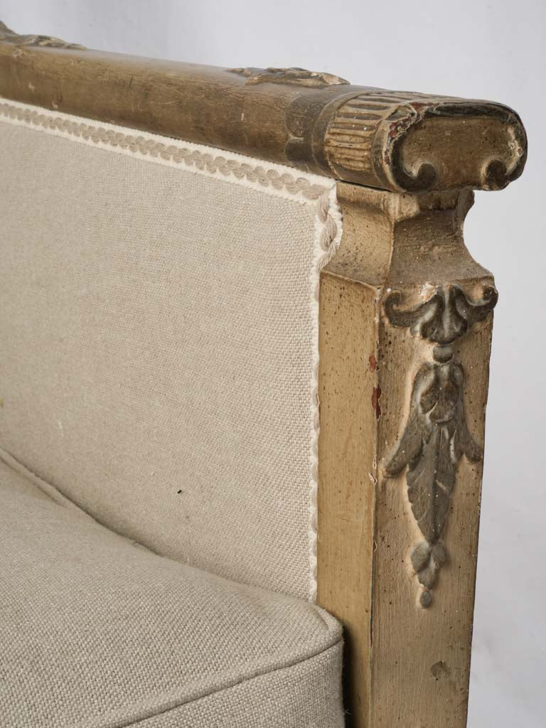 Timeworn finished Directoire armchair 