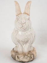 Antique 1960s white glazed bunny