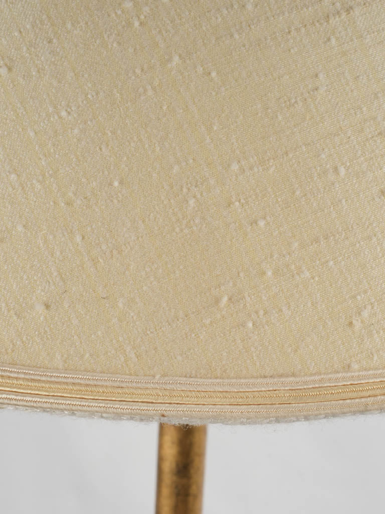 Classic gold patina metal floor lamp