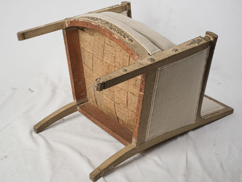 Decorative rechampi bergère chair 