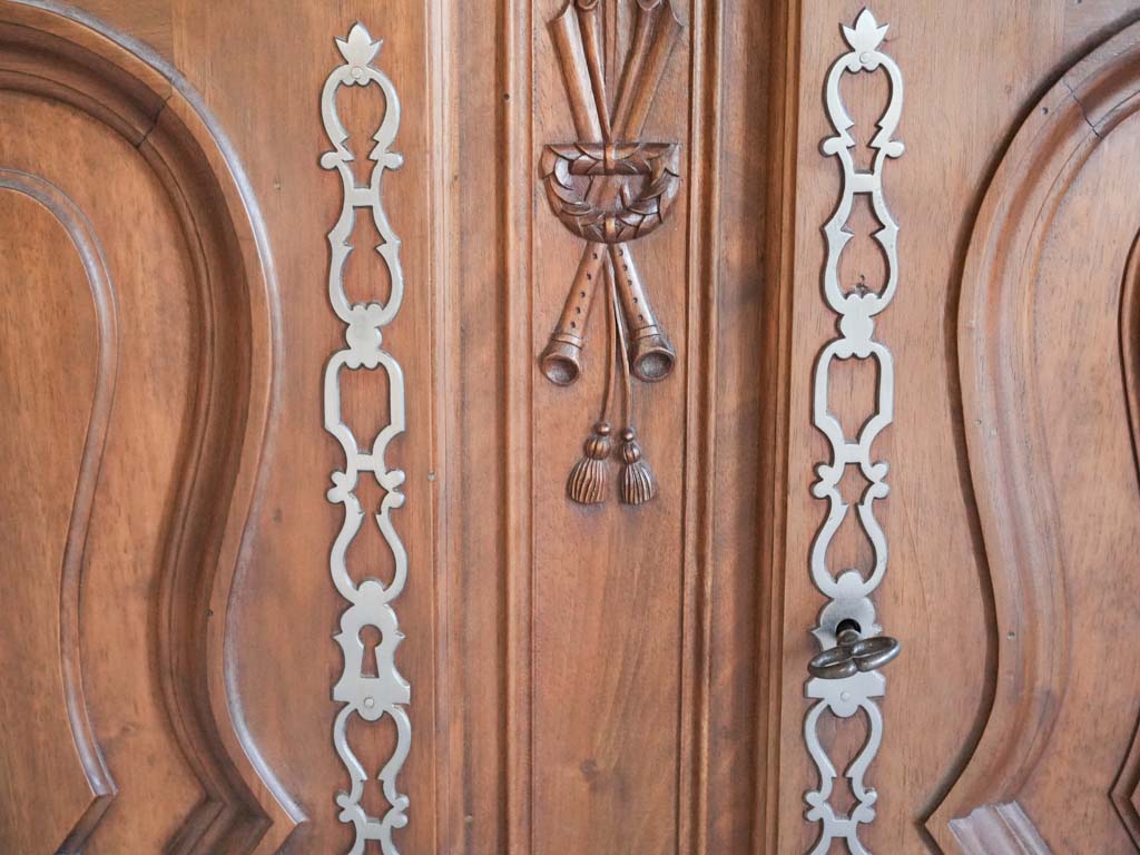 Distinctive walnut dining room sideboard