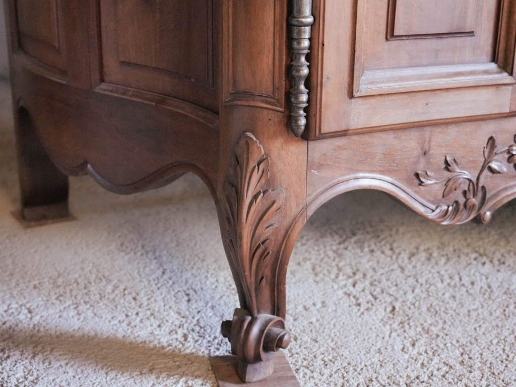 Intricate pastoral motif buffet