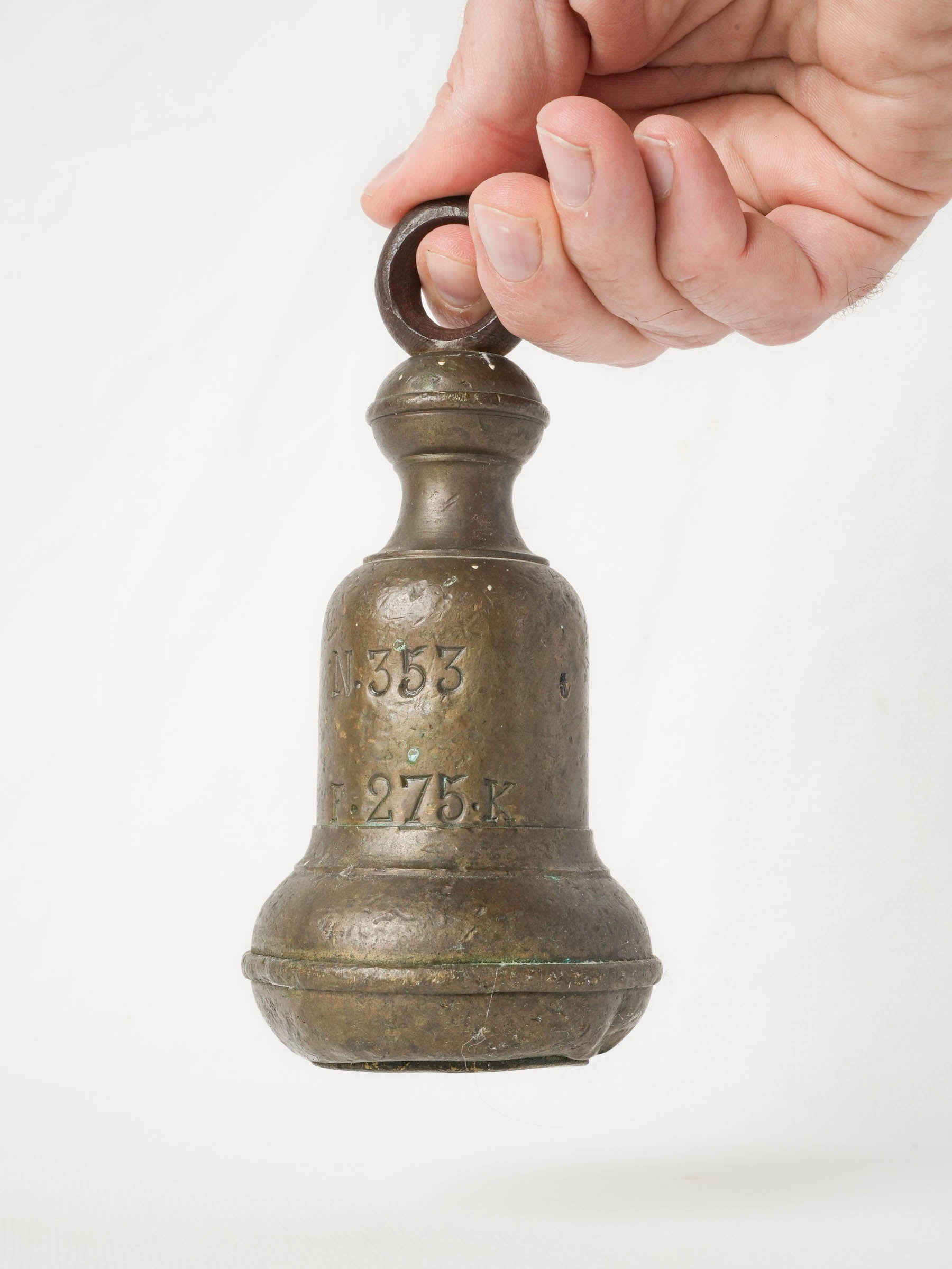 Antique French mercantile scale weight