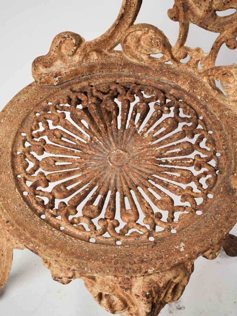 Decorative C-scroll back chairs  