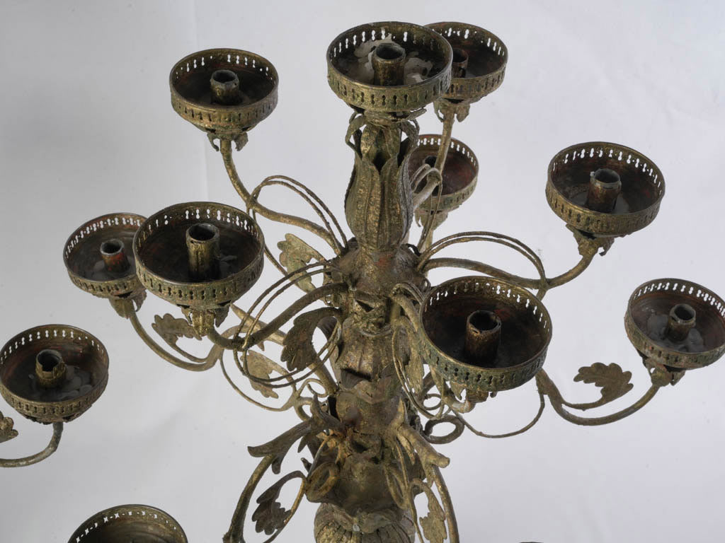 Moody Luminous Sculpture Candelabra  
