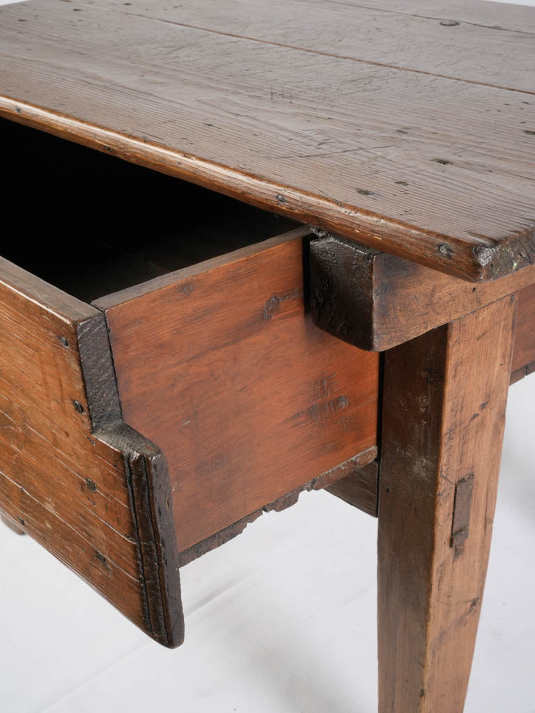 Vernacular eighteenth-century pine table  