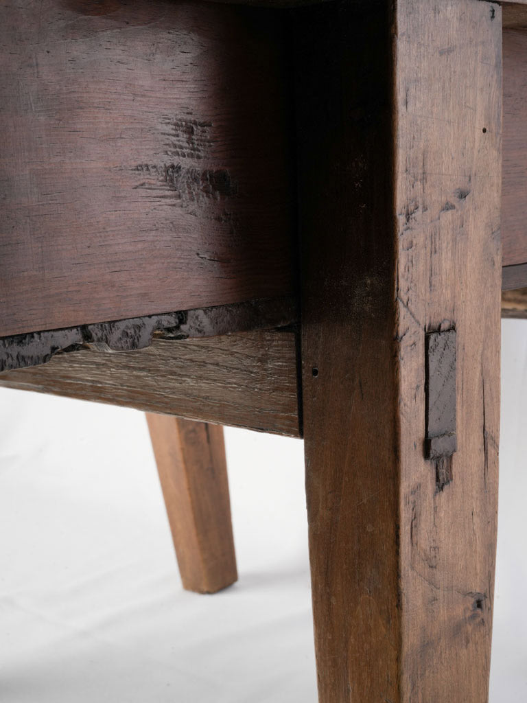 Handcrafted rustic accent table  
