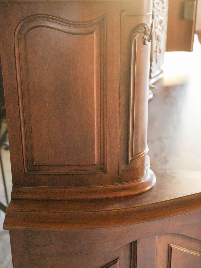 Decorative walnut cabinet