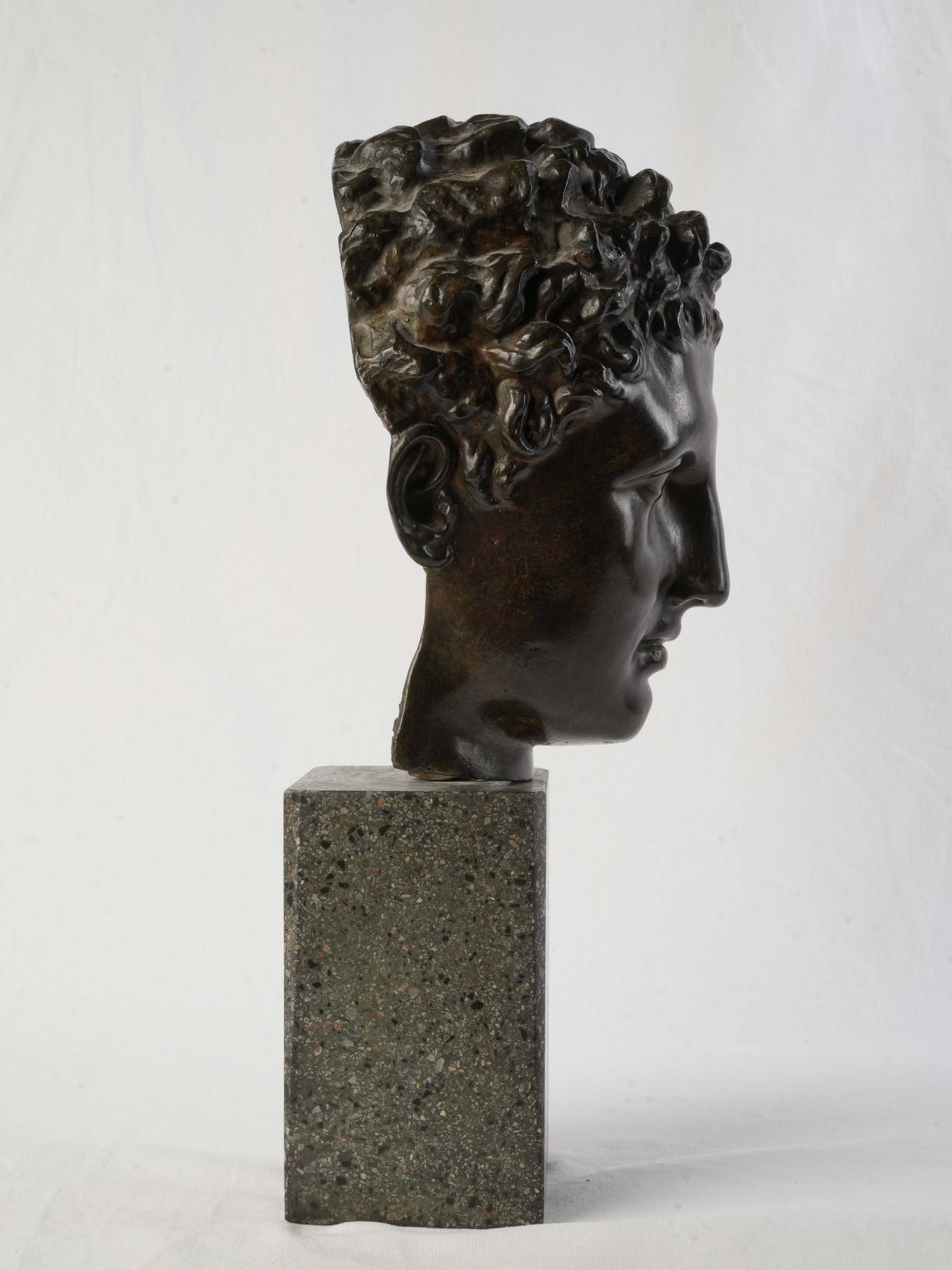 Decorative antique bronze arts piece  
