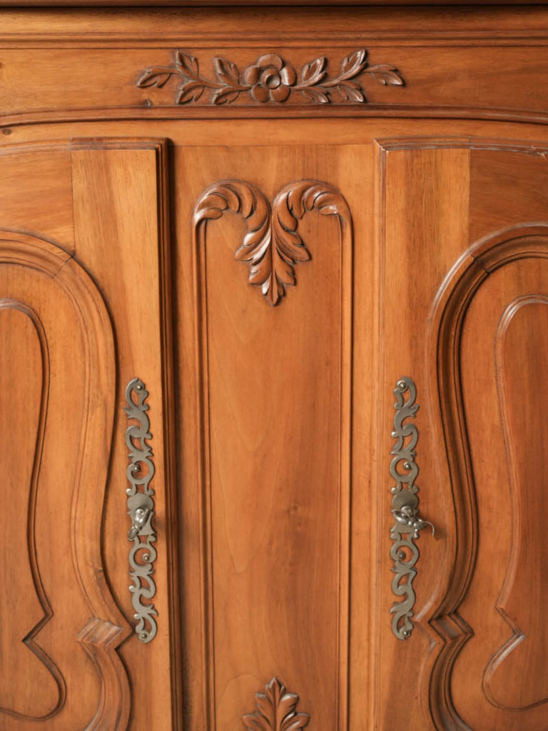 Decorative carved rococo-style credenzas  