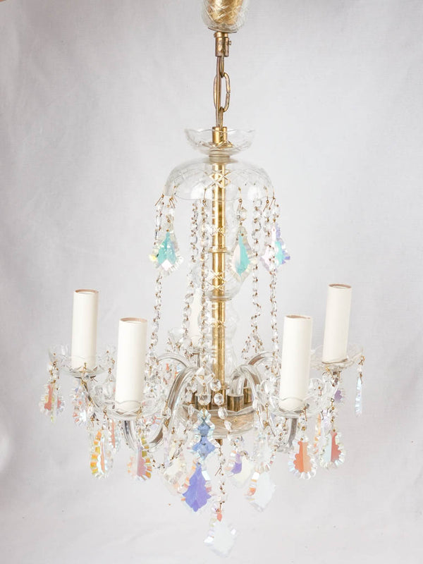 Vintage Murano glass bead chandelier