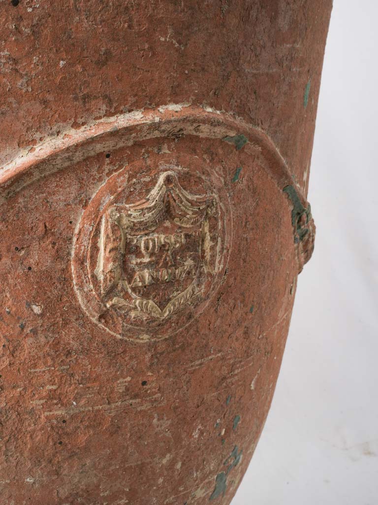 Sturdy handcrafted terracotta vessel