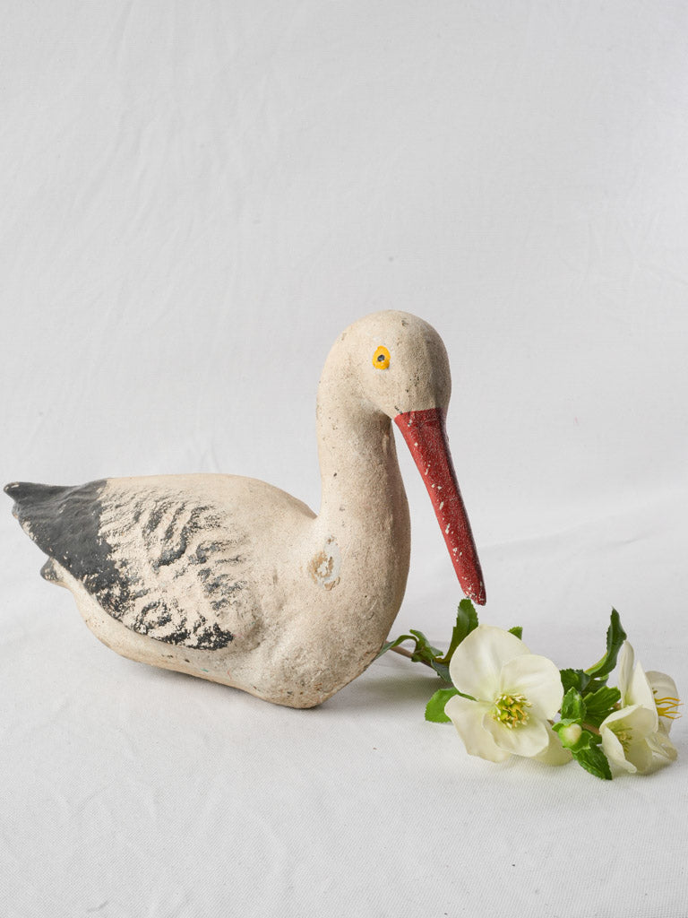 Vintage rustic cement garden ornament