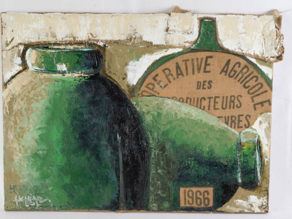 Atmospheric rustic textured piece  